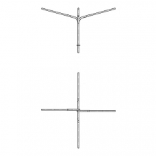 К8-1,0-1,0-1-1 кронштейн четырехрожковый