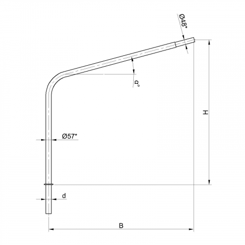 Кронштейн К1-1,2-0,5-0-1